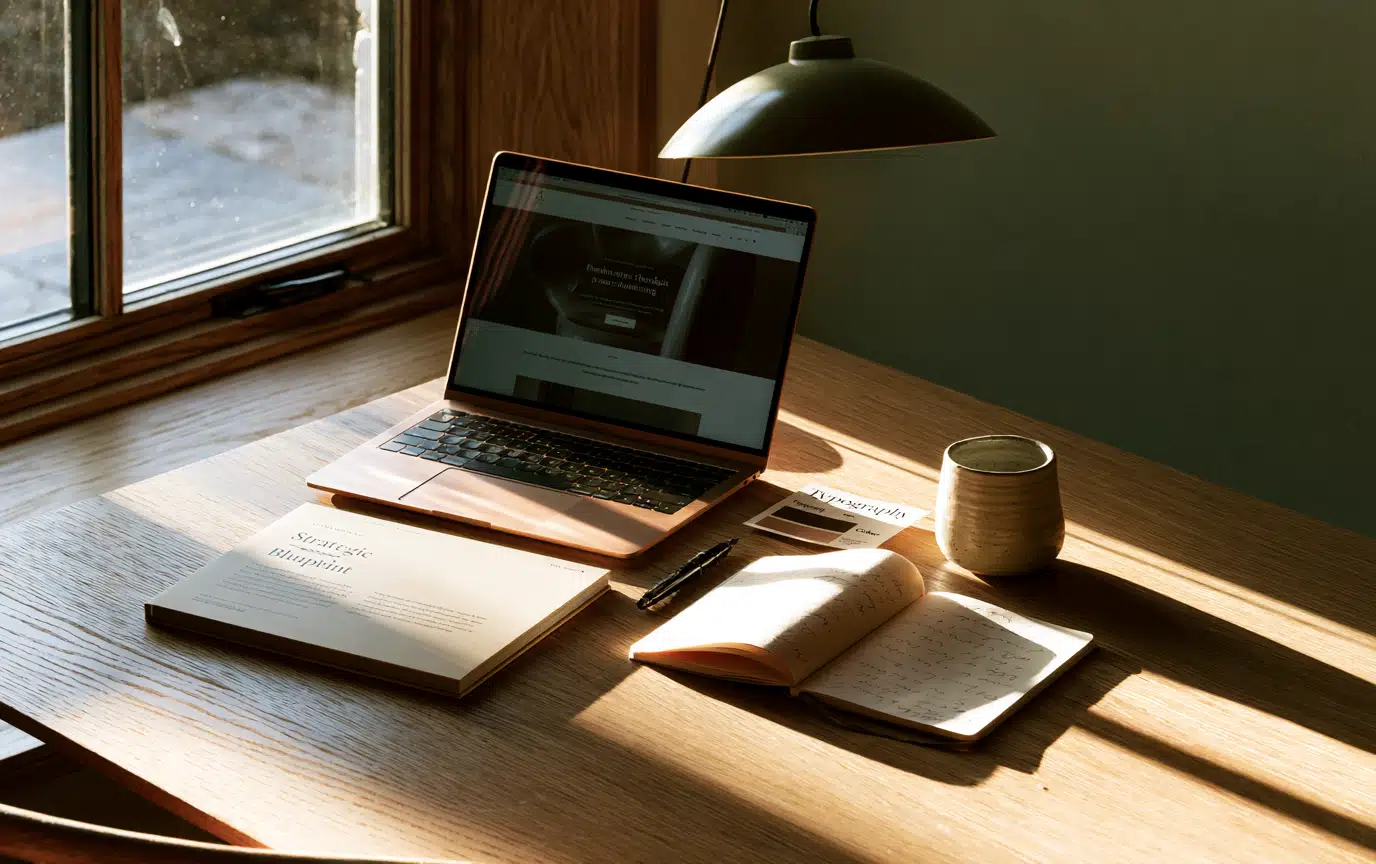 Alexander Watson Counselling website, identity and strategic working materials